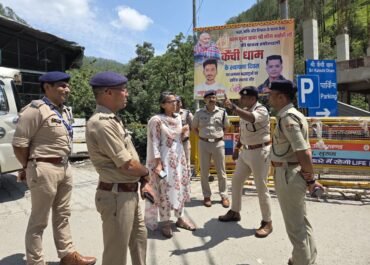 मेला शुरू होने से पहले मैदान में उतरे आईजी और एसएसपी, कैंची धाम की हर व्यवस्था पर पैनी नजर”