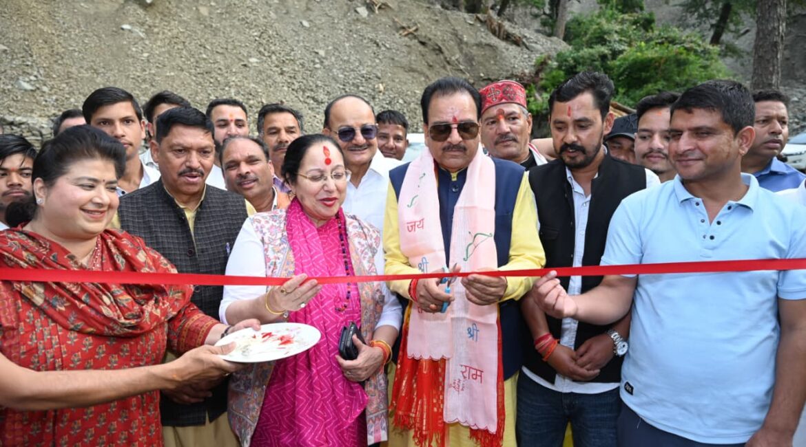 कैंचीधाम जाम से राहत दिलाएगा सैनिटोरियम-रातिघाट बायपास, सांसद अजय भट्ट ने किया शुभारंभ।