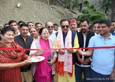 कैंचीधाम जाम से राहत दिलाएगा सैनिटोरियम-रातिघाट बायपास, सांसद अजय भट्ट ने किया शुभारंभ।