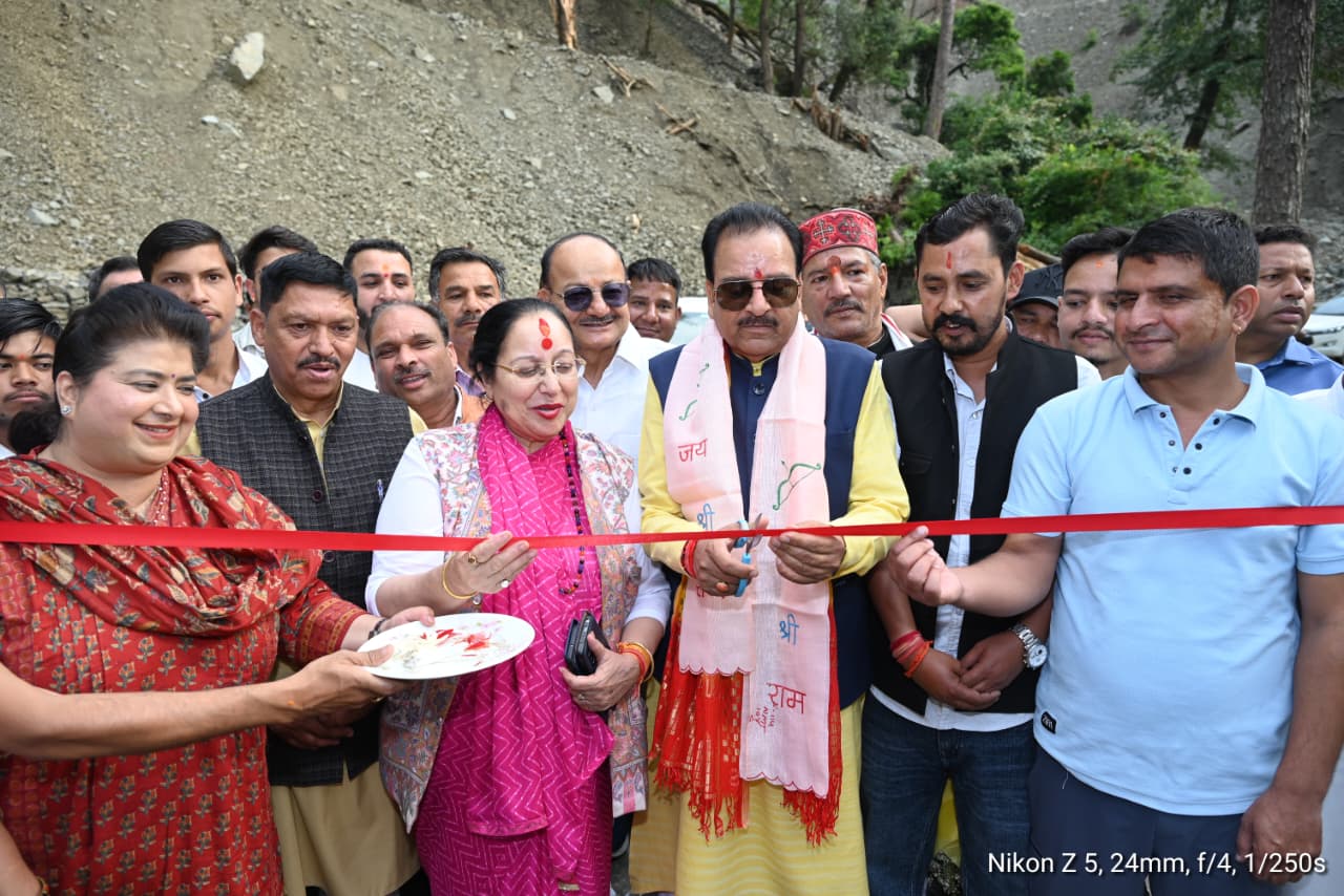 कैंचीधाम जाम से राहत दिलाएगा सैनिटोरियम-रातिघाट बायपास, सांसद अजय भट्ट ने किया शुभारंभ।