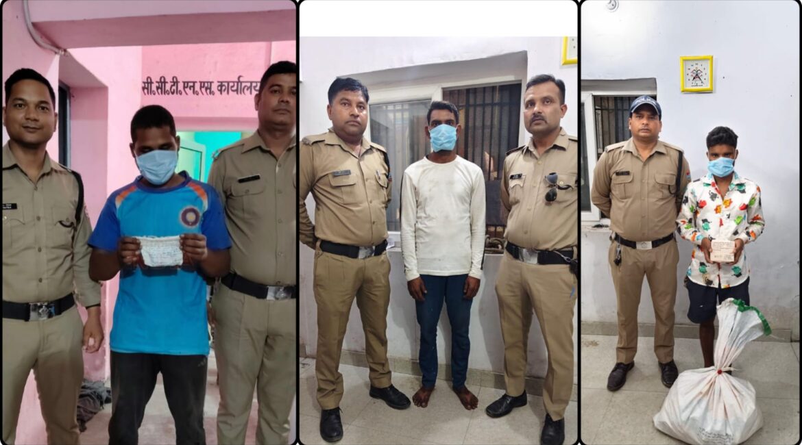 एसएसपी डॉ. मंजूनाथ टीसी के निर्देशन में कार्रवाई, स्मैक, अवैध शराब और सट्टेबाजी के खिलाफ तीन गिरफ्तार।