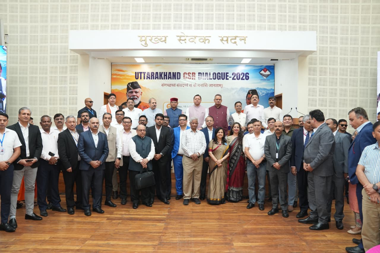 उत्तराखंड के विकास में उद्योग जगत की बड़ी भागीदारी, सीएम धामी ने CSR निवेश बढ़ाने का किया आह्वान।