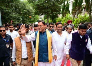 ग्राफिक एरा हिल यूनिवर्सिटी में मुख्यमंत्री धामी ने किया अकादमिक ब्लॉक और ऑडिटोरियम का उद्घाटन, कौशल ज्योति योजना का भी शुभारंभ।