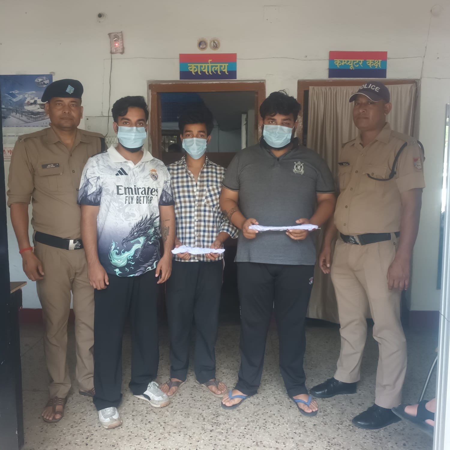 तीनपानी में चापड़-छुरे से हमला करने वाले तीनों आरोपी गिरफ्तार, पुलिस की त्वरित कार्रवाई।