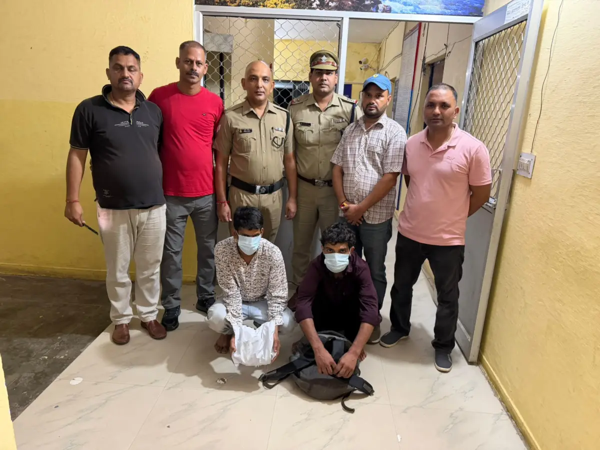 चरस की बड़ी खेप लेकर निकले थे दो तस्कर, काठगोदाम पुलिस-STF ने दबोचे।